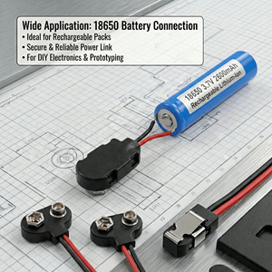 Câble d'assemblage OEM avec connecteur de boîtier de pile et faisceau de fils pour batterie 18560, avec finition étamée à l'ouverture. - Product Image 3