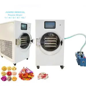 Junmu-Máquina liofilizadora de gran capacidad para el hogar, liofilizadora de frutas y verduras, 8 bandejas, 10kg, con bomba sin aceite