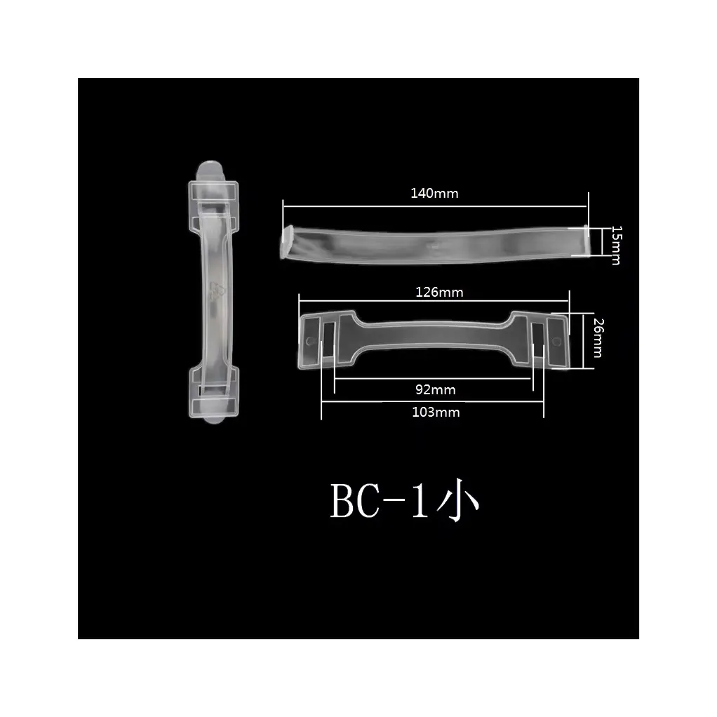 Caixa De Plástico Lidar Com Papel Ecológico PP/PE/ABS Novo Alça De Plástico para Garrafa Pet handle Da Caixa