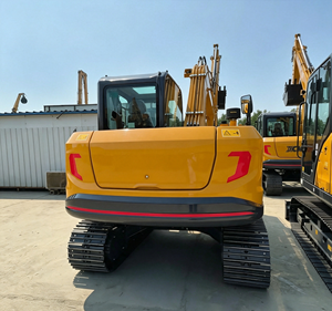 Excavadora de cadenas XE75GA amarilla con capacidad de cazo de 0.75m³ – Máquina compacta para movimiento de tierras - Product Image 4