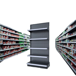 Estantería Metálica de Una Cara para Supermercados, Exhibición de Productos para Tiendas de Conveniencia, Góndola para Supermercados - Product Image 1