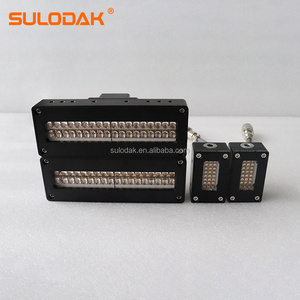 4 cái đèn UV phẳng máy in UV mực 395nm véc ni Uvled chữa đèn Cmyk + W tia cực tím chữa ánh sáng 120*20mm và 35*15mm - Product Image 2