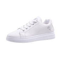 Vente en gros baskets blanches supportées OEM et ODM chaussures de skate basses à la mode pour femmes chaussures de campus pour filles