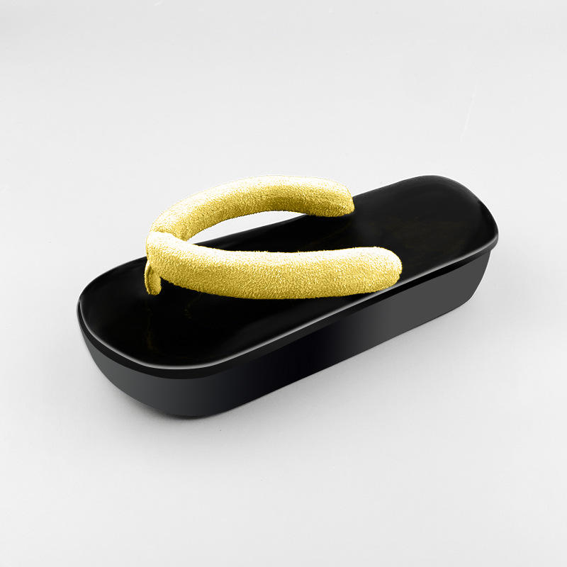 A53 fond noir bande jaune