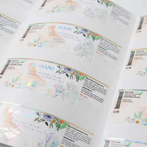 Tùy Chỉnh Không Thấm Nước Ba Chiều Lá Nhãn Cho Mỹ Phẩm Chai Jar Tinh Dầu Dán Vẻ Đẹp Kem Bao Bì Giải Pháp - Product Image 6