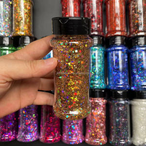 Nieuwe Serie Luxe Glitter Acryl Bedels Holografische Glitter Cosmetische Voor Nail Art - Product Image 2