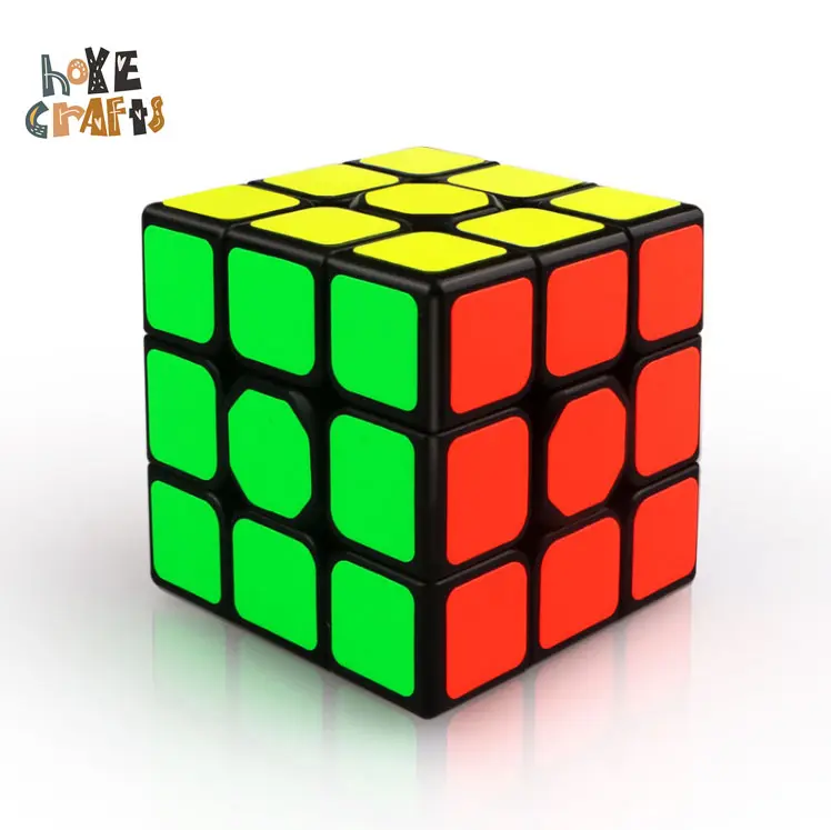 Promotional Custom 3x3 Brain Teaser puzzle Plastic Magic Puzzle Cube