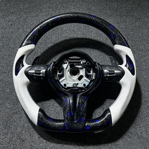 Volante de Fibra de Carbono Forjado en Oferta, Compatible con <span class=keywords><strong>BMW</strong></span> X5 F15 F20 F10 F30 F32 F36 <span class=keywords><strong>F60</strong></span> M3 M4 F80 F82 E90 E91 E60 - Product Image 5