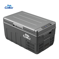 Réfrigérateur portable à compresseur Colku TF20 20L 12V 24V, mini réfrigérateur-congélateur pour camping-car, VR, camion, SUV, tout-terrain, overlanding