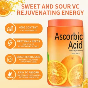 Venta al por mayor de fábrica: Tabletas masticables de vitamina C 1000 OEM de grado superior para todo tipo de suplementos de salud y dulces. - Product Image 2