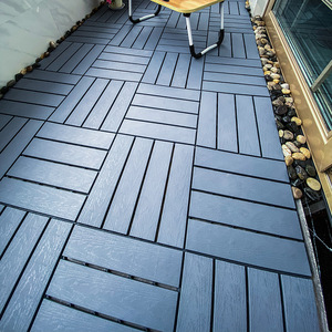 Tuiles de terrasse en plastique à emboîtement, adaptées aux jardins de haute qualité, à la décoration extérieure de la maison - Product Image 4