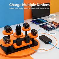 EU-Stecker USB-Wandladegerät PD QC3.0 Schnellladeadapter USB-A Typ-C Stromversorgung für Mobiltelefone