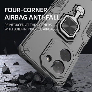 Chống Mùa Thu Khó Khăn Trường Hợp Đối Với iPhone 16 Pro Max Magnetic Rugged Trường Hợp Đối Với iPhone 15 14 13 12 Pro Đầy Đủ Bảo Vệ Chân Đế Armor Bìa - Product Image 2