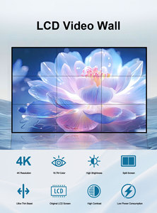 Pantalla de Video Wall de 55 Pulgadas con Bisel Estrecho de 0.88mm, Pantalla LCD para Kiosco, Pantalla Táctil Publicitaria OEM Hdfocus - Product Image 3