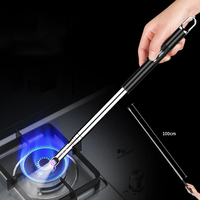 YN briquet multifonctionnel extérieur télescopique 100cm briquet électrique sûr éclairage briquet Rechargeable arc unique