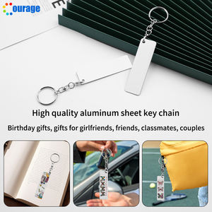 พวงกุญแจอะลูมิเนียมสำหรับงานซับลิเมชั่น ขายดี มีสินค้าในสต็อก - Product Image 5