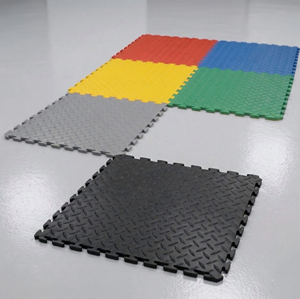 Revêtements de sol de gymnase en PVC vulcanisé de 6 mm, absorbant les chocs, directement de l'usine, pour sous-sols et entrepôts. - Product Image 5