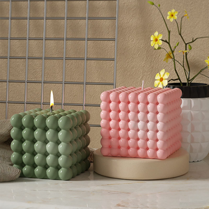 3D Square Shape Storage Box <b>Candle</b> <b>Mold</b> DIY Gypsum Concrete Aromatherapy <b>Candles</b> Silicone <b>Molds</b> Reusable Non-stick Eco-Friendly - Product Image 5