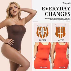 Abnehmen Bodysuit Frauen Einteiliges Shape wear Korsett Reduzieren Body Shaper Modellieren Unterwäsche Tummy Control Höschen Slips - Product Image 2