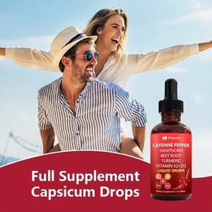 Suplemento Líquido de Pimienta Cayena, Espino Blanco, Raíz de Remolacha y Cúrcuma con Vitaminas K2+D3 para el Bienestar Vascular (Stock Local en EE. UU.) - Product Image 4