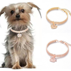 <span class=keywords><strong>Collier</strong></span> pour animal de compagnie, accessoire de mode en diamant, bijoux ajustables en cristal et strass, <span class=keywords><strong>collier</strong></span> pour <span class=keywords><strong>chien</strong></span> - Product Image 2