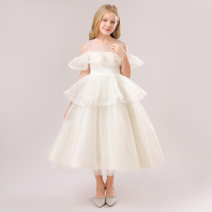 Vestido para niños <span class=keywords><strong>Amazon</strong></span> transfronterizo 2023 nueva malla pomposa falda flor niño rendimiento vestido <span class=keywords><strong>de</strong></span> niña <span class=keywords><strong>de</strong></span> gama alta - Product Image 3