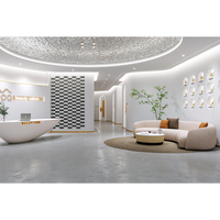 Ensemble de canapés de bureau modernes et écologiques pour les salles d'attente d'hôtels et d'écoles, mobilier commercial confortable