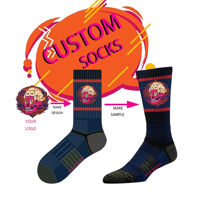 Calzini personalizzati CY calzini da ciclismo atletici da basket di alta qualità calzini da palestra personalizzati