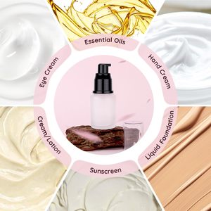 Frasco de Vidro Fosco para Base 30ml, Embalagem Cosmética Fosca com Bomba para Sérum Facial e Loção Líquida – Atacado - Product Image 3