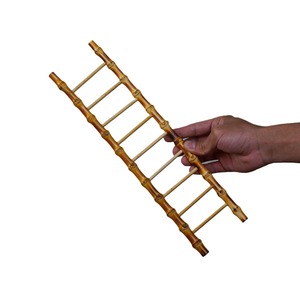 Bamboo Craft Pyramid Ladder Miniature Home Decoration Chinese Style Joinery Ornament - Product Image 5