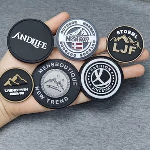 Patch de vêtement personnalisé en PVC souple 3D avec logo, transfert thermique, en caoutchouc gaufré, silicone PVC pour chapeau, avec Velcro inclus - Product Image 3