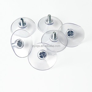 Mạnh mẽ dày trong suốt M5/6/8 vít Que hút 30 tường móc Kính đồ nội thất bàn chân ghế đệm chống trượt cố định - Product Image 4