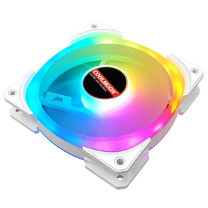 Good Selling COOLMOON OEM Support Gaming <strong>Computer</strong> Pc Radiator <strong>Fan</strong> Set With Controller Remote 120mm <strong>Silent</strong> Pc <strong>Fan</strong> White Rgb <strong>Fan</strong> - Product Image 2