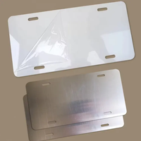 Plaque d'immatriculation de voiture vierge couleurs moto américaine Sublimation plaque d'immatriculation de voiture en aluminium pour la gravure