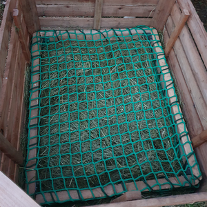 Filet à <span class=keywords><strong>foin</strong></span> en forme de nappe, filet à <span class=keywords><strong>foin</strong></span> sans nœuds en polypropylène, maille de 35 mm/45 mm/60 mm/100 mm pour sac à <span class=keywords><strong>foin</strong></span> pour chevaux - Product Image 2