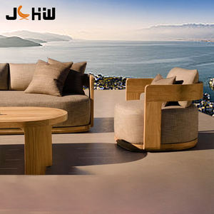 حديقة من خشب الساج بتصميم عصري في جميع الأحوال الجوية من المصنع مباشرة للفناء وغرفة المعيشة واستخدام الفناء والطعام - Product Image 2