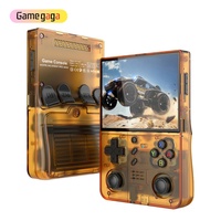 Konsol Game Genggam R40XX Pro Max Layar 4.2 Inci 64G Wi-Fi 19000 Game Sistem Operasi Linux Portabel Retro Klasik Mali-G31MP2 1GB DDR3L