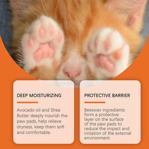 Crema Humectante para Patas de Mascotas, Cuidado para Almohadillas Agrietadas, Crema Limpiadora para Perros y Gatos - Product Image 5