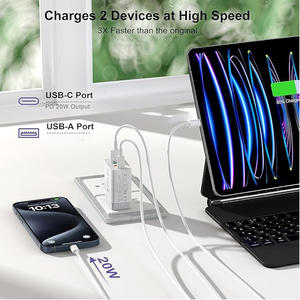 Chargeur USB TKT 32W pour iPhone 17 Nouveau produit avec protection OTP et OVP Adaptateur secteur 4 ports Accessoires de téléphone populaires - Product Image 2