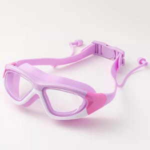 Gafas de natación antiniebla para niños, gafas de natación antiniebla, tapones para los oídos, máscaras de visión amplia - Product Image 3