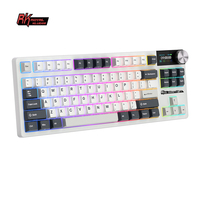 RK ROYAL KLUDGE RK S85 clavier mécanique sans fil/2.4G/USB-C joint remplaçable à chaud clavier Gamer avec TFT