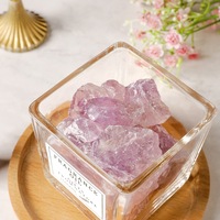 Diffuseur d'aromathérapie carré en pierre de cristal LF-359 WT, diffuseur de parfum sans flamme, décoration d'intérieur, cadeau, huile essentielle longue durée 90-120 jours