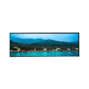 Custom 7.84 inch long strip bar lcd display panel with CTP touch LVDS interface 480x1280 vehicle display