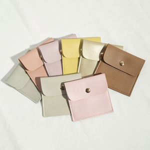 Elegant PU Leather Dust <b>Bags</b> for Jewelry Fashionable Elegant Pouches with Button for Spring <b>Summer</b> Packaging for Rings Earrings - Product Image 4