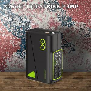 Portable 150PSI Dual Display High-Pressure Bicycle Air <b>Pump</b> Intelligent Accessories - Product Image 3