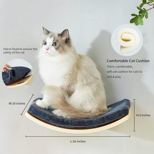 Wholesale Large Hammock Bed with Wooden Platform and <b>Mat</b> Premium Pet Beds for Comfortable Sleeping - Product Image 4