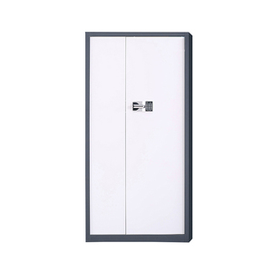 High Security Office Gray and White 2 door Steel Confidential Steel File Cabinet with Digital Lock Filing Cabinet