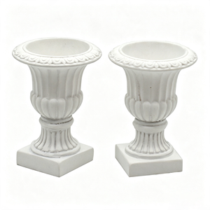 Nueva Decoración para Casa de Muñecas 1:12, Balcón con Puerta, Miniaturas de Resina, Accesorios para Casa de Muñecas, Jardín, Columna Blanca, Juguete de Lavabo - Product Image 3