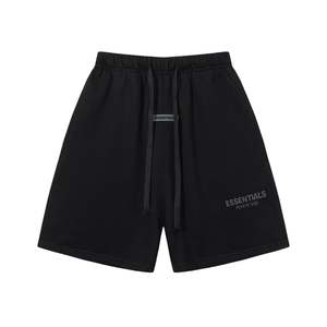 Pantalones cortos FOG informales y versátiles con estampado de letras de marca de moda para hombre y mujer - Product Image 4