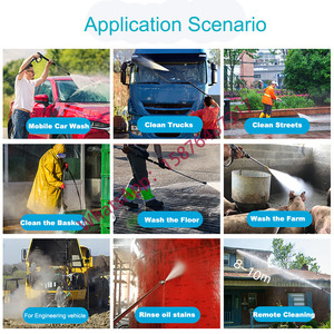 Multi-Purpose High-Pressure Water Cleaning Machine, Hand-<strong>Pushed</strong> Jet Car Washing Machine, Gasoline High-Pressure Sprayer - Product Image 4